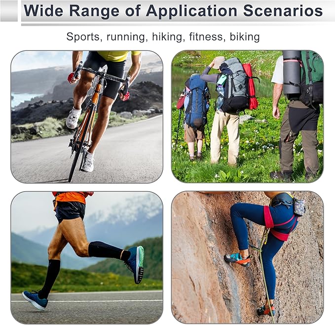 Cycling Socks Breathable Sweat-Absorbent Anti-Friction Outdoor Bike Socks Neutral and Universal 1 Pair