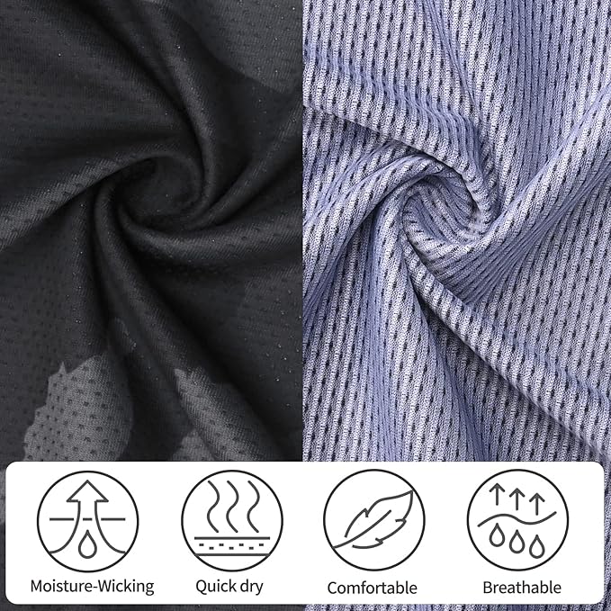 Wisdom Leaves Mens Mountain Bike Jersey Short Sleeve MTB Shirts Moisture-Wicking and Quick-Dry
