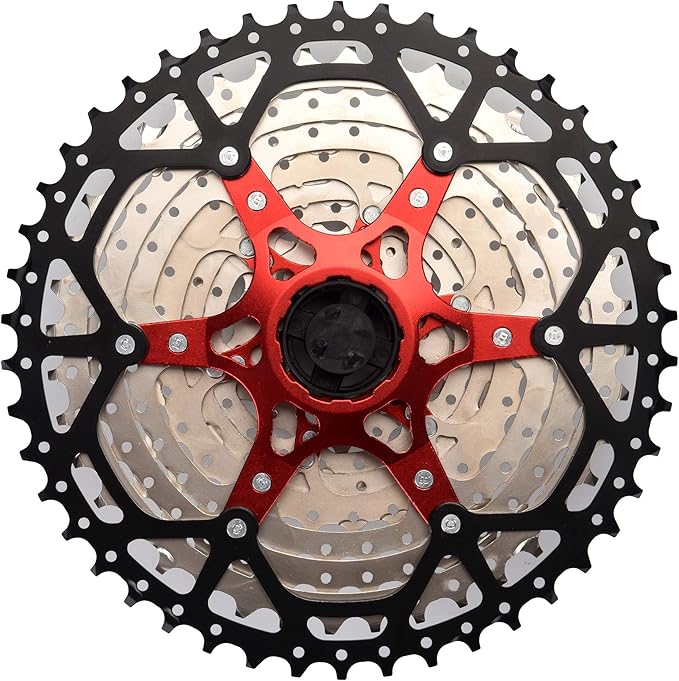 CYSKY 8/9/10/11/12-Speed Cassette 11-25T/28T/32T/34T/36T/40T/42T/46T/50T/52T Bike Sprocket Freewheel Compatible with Shimano, Sram HG Hub, Fit for Mountain Bike, Road Bike, MTB Cassette