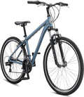 Schwinn Network 3.5 Hybrid Bike, 700c Mens and Womens Bike, 21-Speed Hybrid Bicycle, Aluminum Frame, Suspension Seat, Alloy Linear Pull Brakes, Adult Bicycle