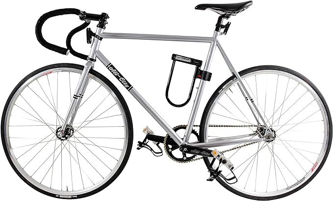 Kryptonite Keeper Bike U-Lock Standard with Braided Steel Cable, Heavy Duty Anti-Theft Bicycle U Lock, 12mm Shackle and 10mm x4ft Length Security Cable with Mounting Bracket and Keys