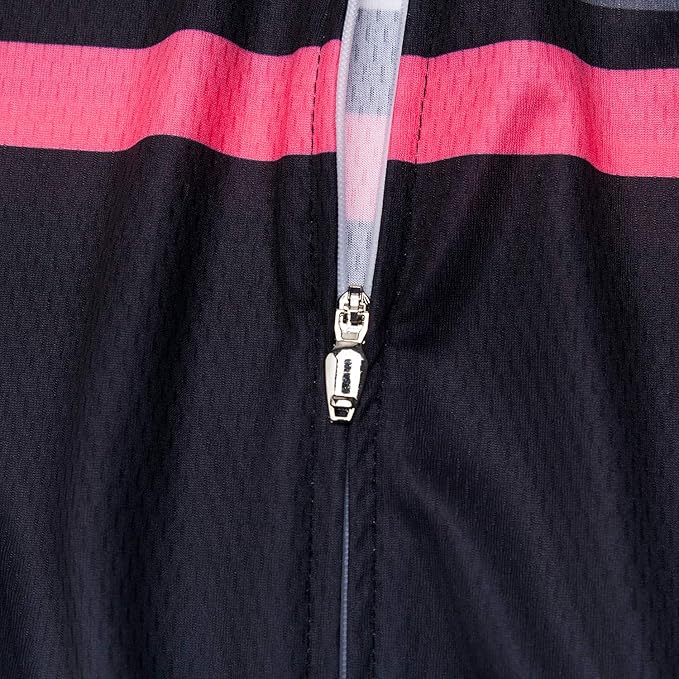 Cycling Jersey Short Sleeve USA Style Bike Tops with Pocket Reflective Stripe
