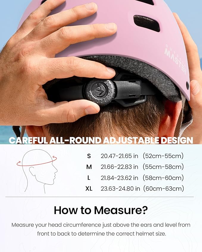 OutdoorMaster MIPS Skateboard Cycling Helmet for Adults - Lightweight, Ventilated Multi-Sport Helmet with Two Removable Liners for Scooter, Roller Skating, Inline Skating, Rollerblading