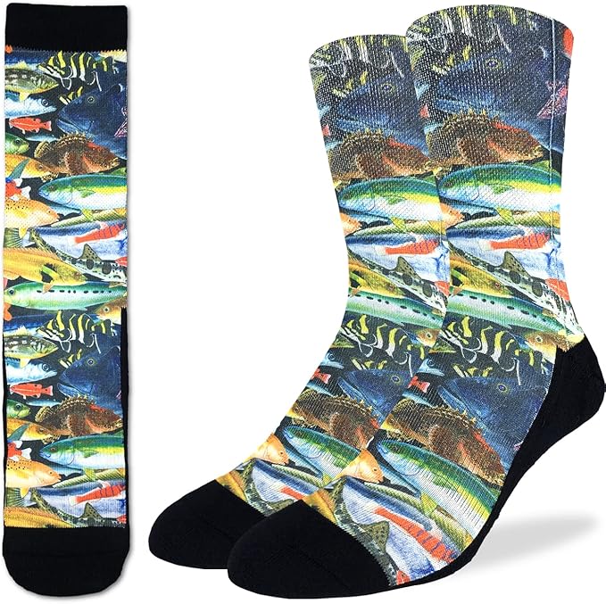 Good Luck Sock Novelty Crew Socks for Adults - For Men, Women and Teens
