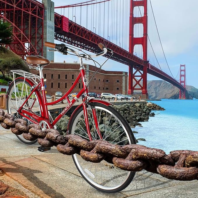 Tracer Osaka Hybrid Bikes, Steel Frame, Shimano Nexus Inter 3/7 Speed, Brown Seat Brown Grips, Road Bike, City Bike, Multiple Colors