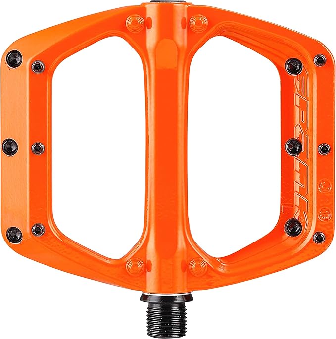 SPANK Spoon DC Pedals. Forged Alloy Body is Shot peened and Anodized for Increased Durability