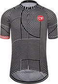 Coconut Ropamo CR Mens Cycling Jersey Short Sleeve Road Bike Shirt with 3+1 Zipper Pockets Breathable Quick Dry
