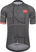 Coconut Ropamo CR Mens Cycling Jersey Short Sleeve Road Bike Shirt with 3+1 Zipper Pockets Breathable Quick Dry