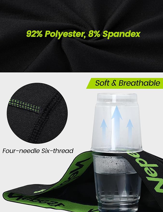 Nepest Mens Cycling Underwear 4D Padded Bike Shorts MTB Liner Mountain Bicycle Tights for Riding