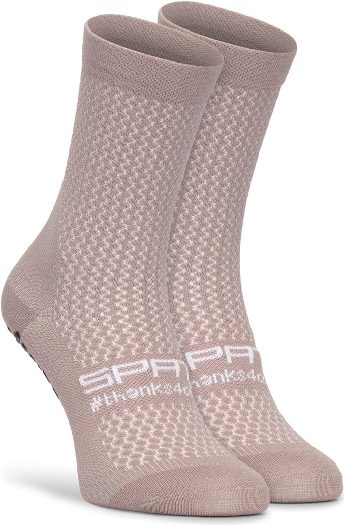 SOKZ2 Long Cycling Socks Performance Fit with Silicone Grippers Moisture Wicking Ideal for Road Racing and Training