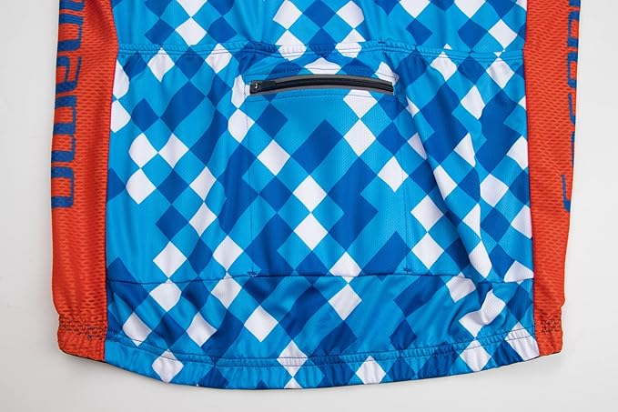 Coconut Ropamo CR Mens Cycling Jersey Short Sleeve Road Bike Shirt with 3+1 Zipper Pockets Breathable Quick Dry