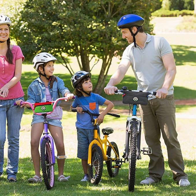 Bike Handlebar Bag,Kids Bicycle Front Basket Pack,Waterproof Bikes Bag,Small Bicycle Handle Bar Bag for Boys Girls Men Women