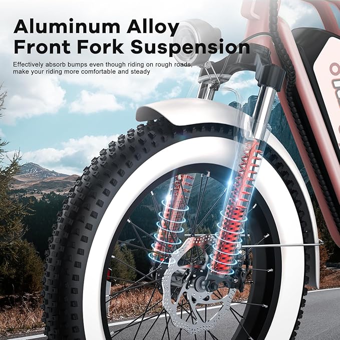 Electric Bike for Adults, 20"x 4" Fat Tire 35MPH Cargo Ebike with Seat, 1450W Peak 2 Seater Commute Bike with 48V 20AH Removable 960WH Battery, 80 Miles Max Range 7-Speed Step-Thru Electric Bicycle