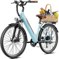 Heybike Cityscape 2.0 Electric Bike for Adults with 1200W Motor Peak, 468Wh Removable Battery, up to 50Miles 24MPH 26" Electric Commuter Bike with 7-Speed, UL Certified