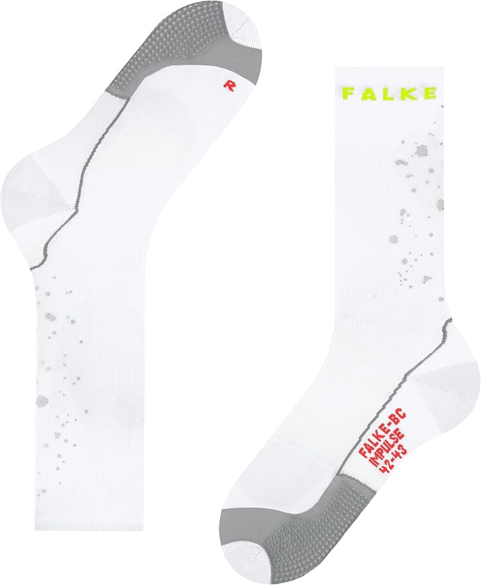 FALKE Unisex BC Impulse Reflective Cycling Socks, Lightweight, 1 Pair