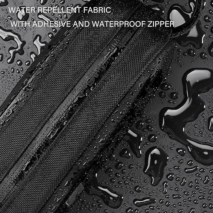 Mjaie Lightweight Bike Front Frame Bag Waterproofs Top Tube Storage Pouches Cycling Accessories for Mountain Road Bikes EVA Bike Bag