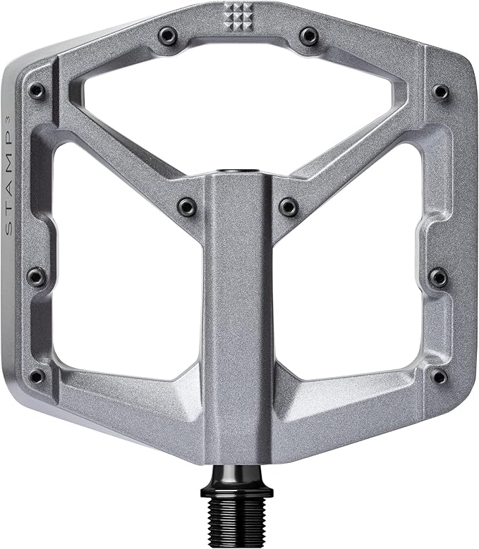 Crankbrothers Stamp Flat MTB Pedals - Size-Specific, Lightweight, Versatile, Durable Bike Pedals