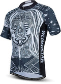 Cycling Jersey Men USA Summer Bike Short Sleeve 3-Pockets Breathable Quick-Dry Shirt S-3XL