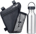 Bike Triangle Frame Bag - Bicycle Cycling Storage Triangle Top Tube Front Pouch Saddle Bag for Road and Mountain Bikes