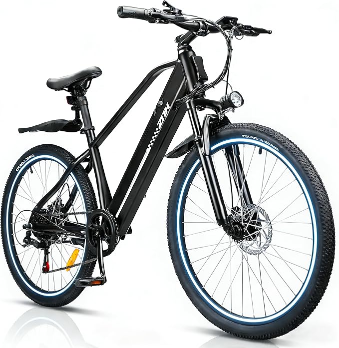 ZNH Electric Bike for Adults, 750W Peak Electric Commuter Bike for Adults with 48V 13Ah Removable Battery, 26'' Fat Tire Electric Bike with Suspension Fork, LCD Display, UL2849 Certified, TUV