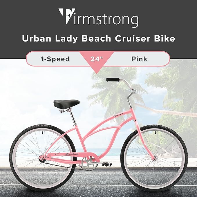 sixthreezero Urban Lady Beach Cruiser Bike, Women's 3 Speed Hybrid Bicycle