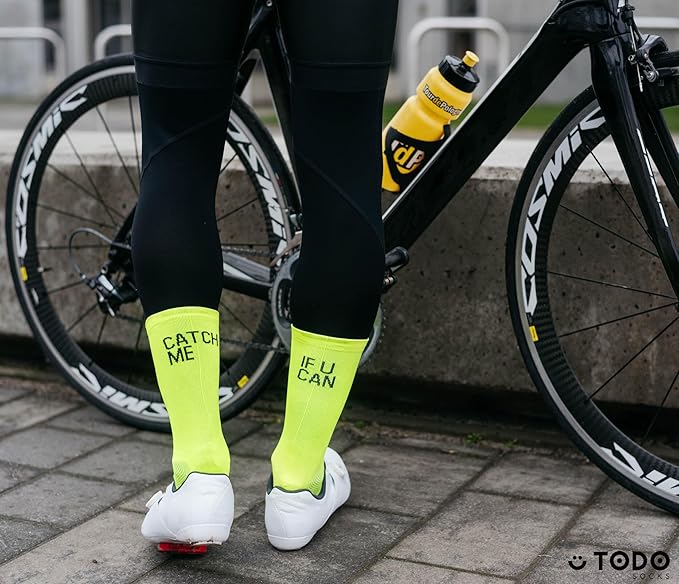 TODO PRO Cycling Socks - Breathable Bike Socks for Men and Women