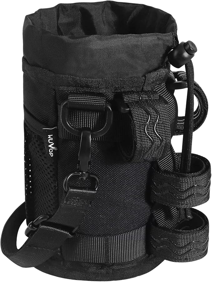 Bike Cup Holder, Water Bottle Holder Handlebar for Bikes with Mesh Pockets, Universal Cycling Bicycle Water Bottle Drink Cup Cage for Cruiser, Scooter, Mountain Bike, Road Bikes, Wheelchair