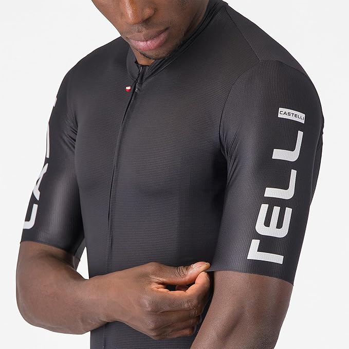 CASTELLI Men’s Entrata Apex Jersey, Breathable, Moisture-Wicking Cycling Jersey with Pockets for Everyday Road Performance