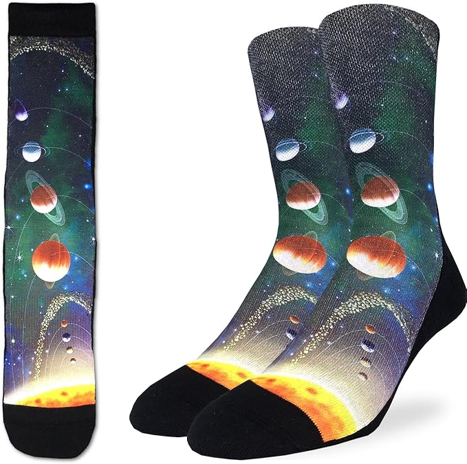 Good Luck Sock Novelty Crew Socks for Adults - For Men, Women and Teens