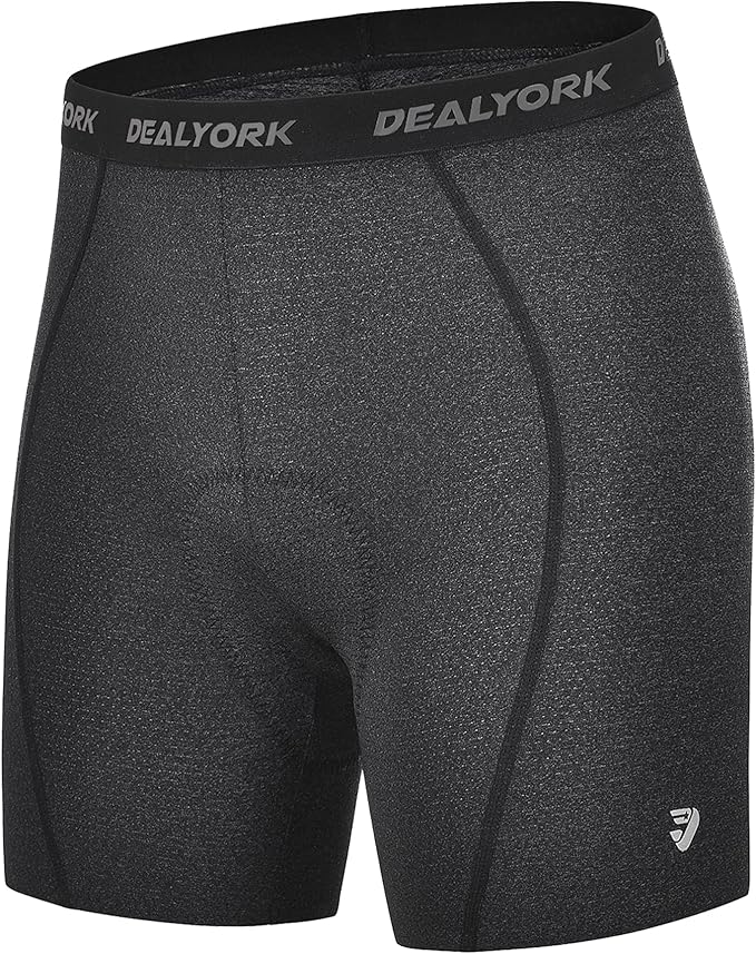 Padded Cycling Shorts Men's Cycling Underwear with 3D Padding Biking Bicycle Shorts Shock Absorb Comfortable Lightweight