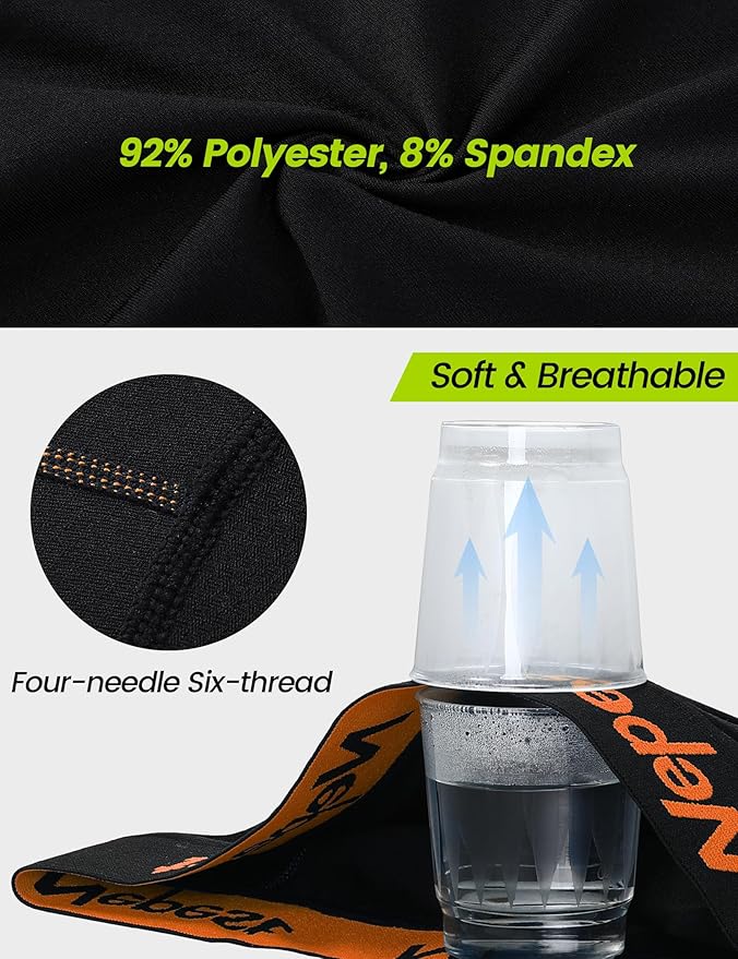 Nepest Mens Cycling Underwear 4D Padded Bike Shorts MTB Liner Mountain Bicycle Tights for Riding