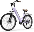 ACTBEST Core-Swept Electric Bike for Adults - 468Wh Removable Battery, Peak 750W Brushless Motor Cityrun Ebike,Up to 50 Miles, 26" Step Thru Commuter Electric Bicycle, with 7 Speed, E-Bikes