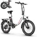 Vivi MT20UL Foldable Electric Bike 20" x3.0 Fat Tire Electric Bike with 48V 499.2WH Removable Battery, Peak 1000W, Up to 50 Miles EBike, 7-Speed, 21.7MPH, Cruise Control, SGS Certified to UL2849