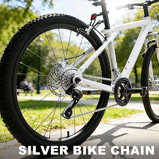 6/7/8/9/10/11/12 Speed Bike Chain – High-Strength, Durable & Smooth-Shifting for Road/Mountain Bikes (11-Speed)