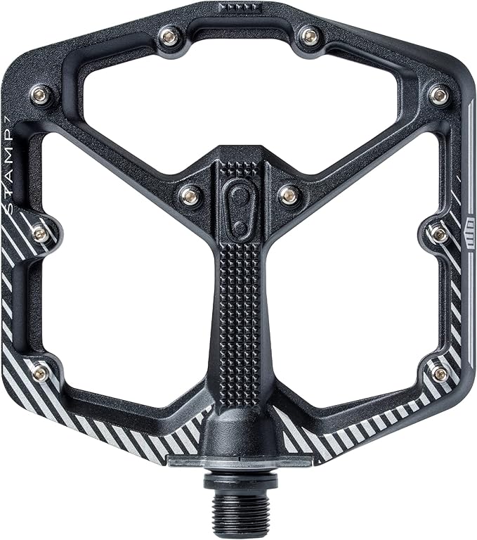 Crankbrothers Stamp Flat MTB Pedals - Size-Specific, Lightweight, Versatile, Durable Bike Pedals