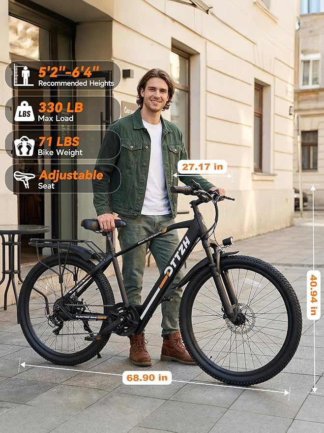 SD26 Electric Bike for Adult with NFC Unlock, 25MPH Peak 750W Ebike with 48V 13Ah & 60 Miles Max Range, 26" Commuter E-Bike for Men Women, UL 2849 Certified