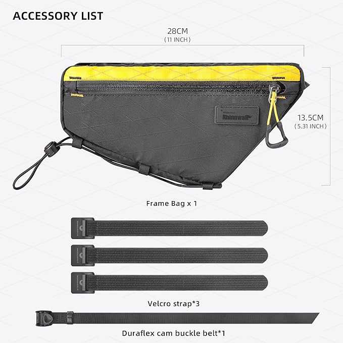 Bike Frame Bag Bike Triangle Bag Bicycle Pouch Under Tube Bag 1.7L with Dual Side Mesh Pockets for MTB Road Bike Cycling Commuting and Outdoor Adventures