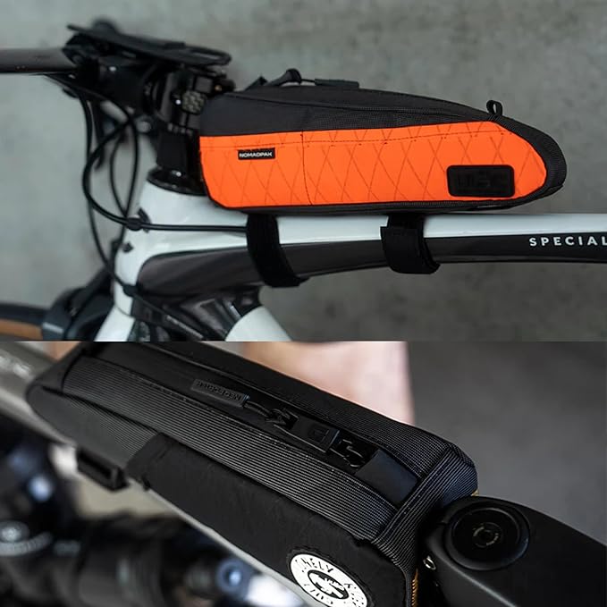 ULAC TREKKING GT BOLT-ON Bike Top Tube Bag, Waterproof Pouch Pack, Cycling Accessories Pouch for Mountain Road Bike