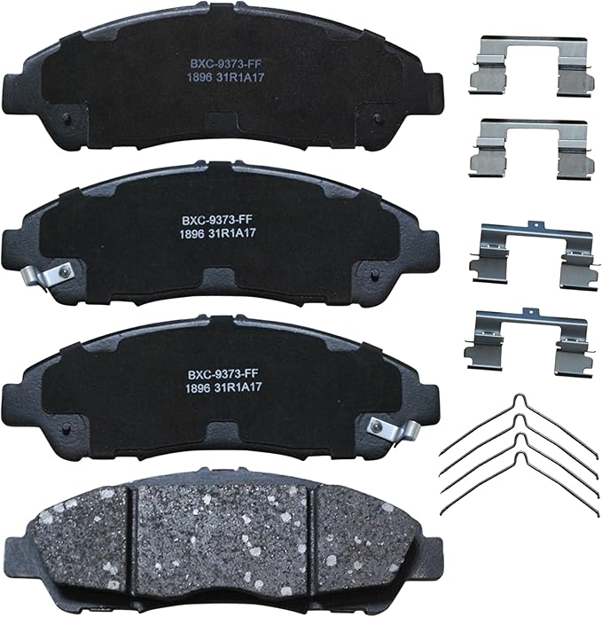 Bendix Premium SBC1896 Ceramic Front Brake Pads for Buick Enclave 2020-2018, Cadillac XT5 2020-2017, XT6 2020, Chevrolet Blazer 2020-2019, Traverse 2020-2018, GMC Acadia 2020-2017