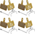 Zacro 2/4 Pairs Bike Brake Pads, Ceramic Bicycle Disc Brake Pads Fit for Tektro Shimano TRP Deore Br-M575 B01s Mt200 M525 M515 T615 T675 M505 M495 M486 M485, Mountain MTB Ebike Brake Pads Replacement
