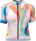 LAMEDA Cycling Jersey Women, Breathable Bike Shirts for Women Biking Tops with Pockets, Bicycle Clothing for Road Riding