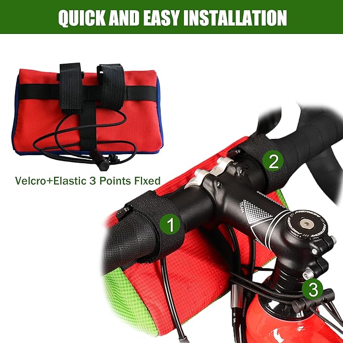 Bike Handlebar Bag,Kids Bicycle Front Basket Pack,Waterproof Bikes Bag,Small Bicycle Handle Bar Bag for Boys Girls Men Women