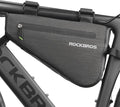 ROCKBROS 2.5L Bike Bicycle Frame Bag Waterproof Bikepacking Bike Bag Triangle Frame Bag Large Bike Storage Bag Under Frame