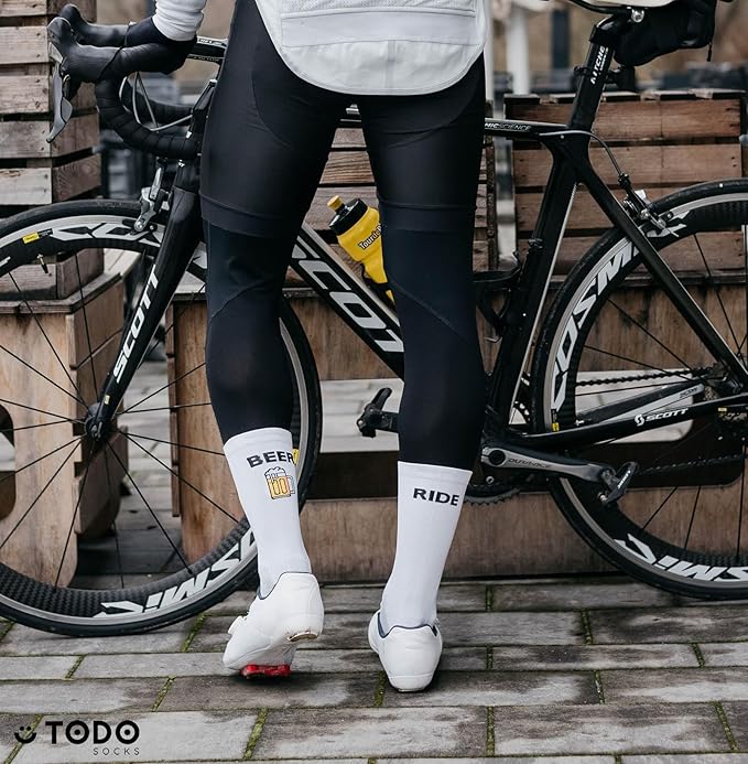 TODO PRO Cycling Socks - Breathable Bike Socks for Men and Women