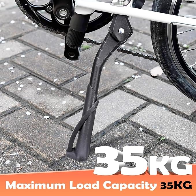 Bike Kickstand for Adult Bikes,Aluminum Alloy Bicycle Kickstand Adjustable for 24-29 Inch,Bicycle Kickstand for Mountain Bike, Trek Bike, Road Bike, City Bike,Non-Slip Sole (style-1)