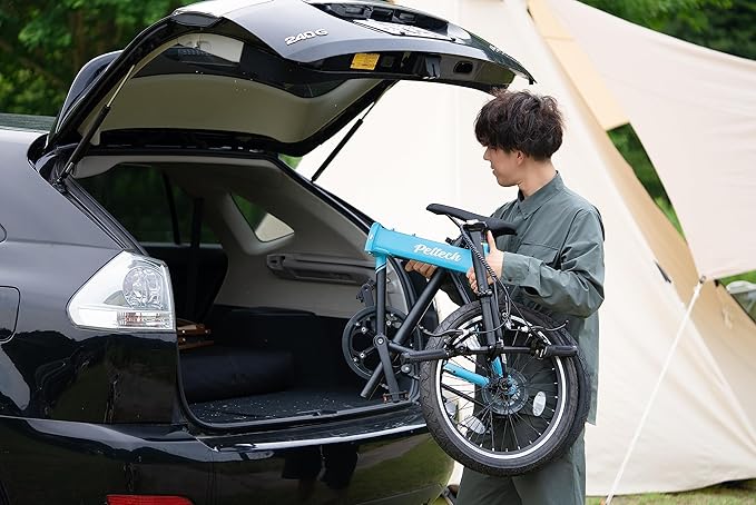PELTECH Flip one 軽量アルミ折り畳み自転車 総重量11.8㎏ 20インチ外装7段