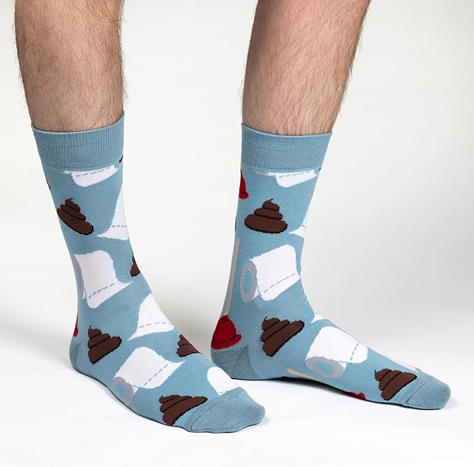 Good Luck Sock Novelty Crew Socks for Adults - For Men, Women and Teens