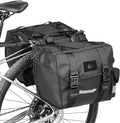 Rhinowalk Bike Pannier Bag 50L Double Pannier Bags Saddle Bags for Rear Rack Bicycles With Carrying Handle Professional Cycling Accessories-Black