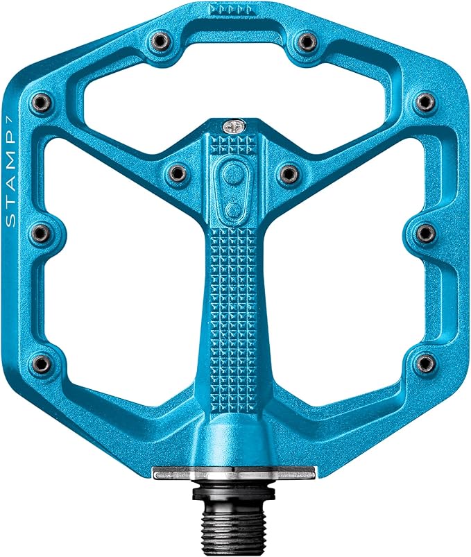 Crankbrothers Stamp Flat MTB Pedals - Size-Specific, Lightweight, Versatile, Durable Bike Pedals