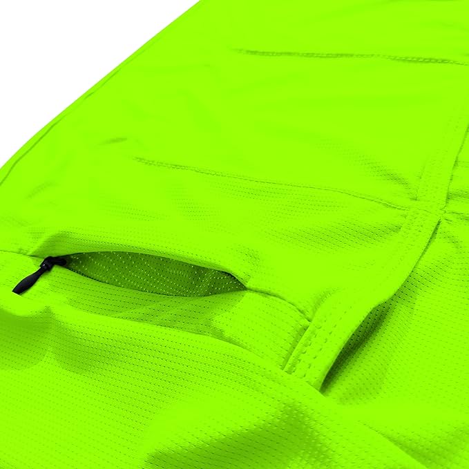 Lo.gas Sleeveless Cycling Jersey Men, Biking Base Layer Breathable and Lightweight with Back Pocket Sports Vest